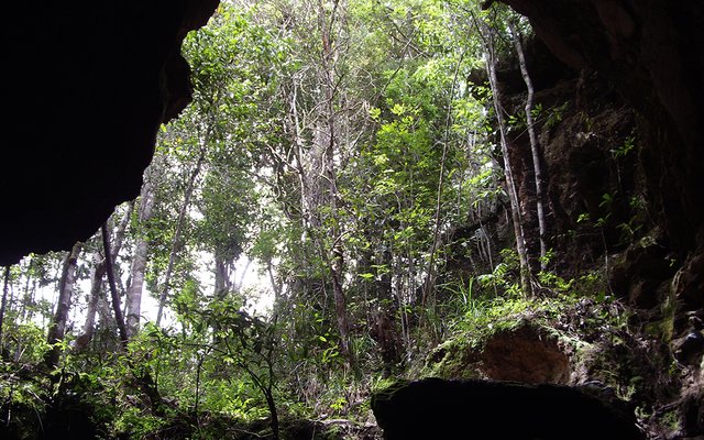 Entrada de uma das sete grutas de São Thomé das Letras