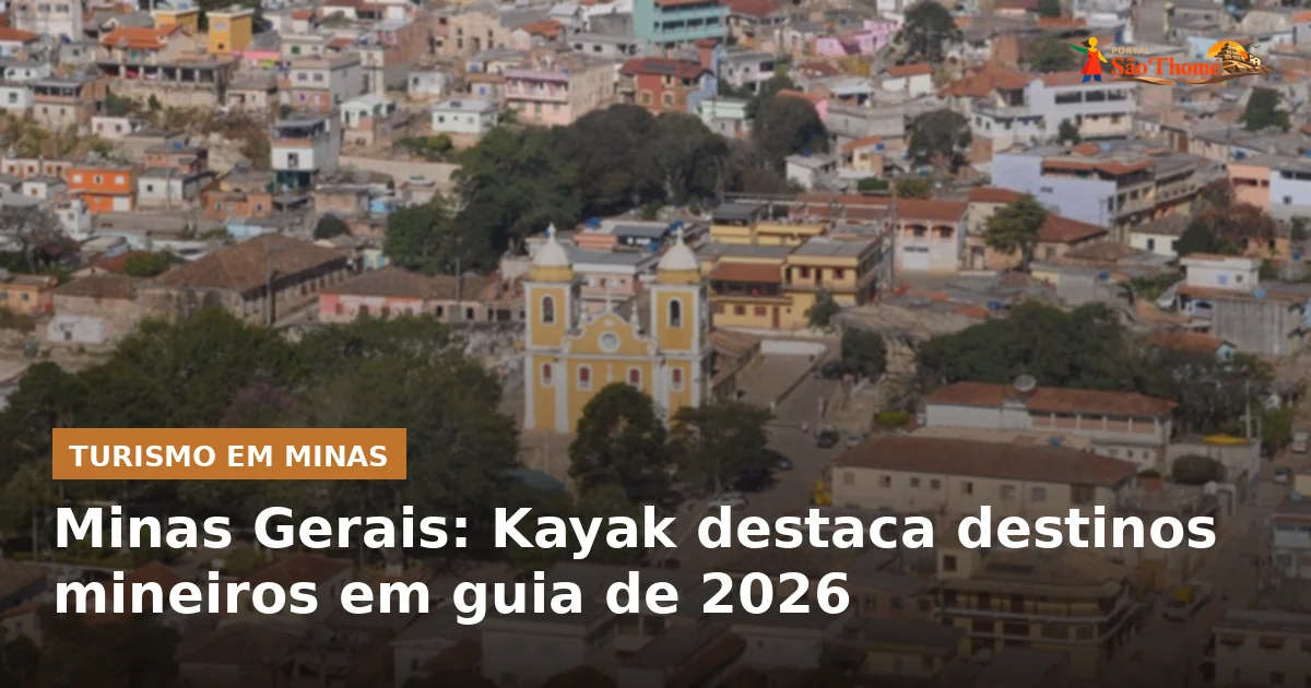 Minas Gerais: Kayak destaca destinos mineiros em guia de 2026